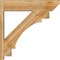 Ekena Millwork Merced Slat Rough Sawn Outlooker, Western Red Cedar, 8"W x 34"D x 34"H OUT08X34X34MRC06RWR - alternate 2